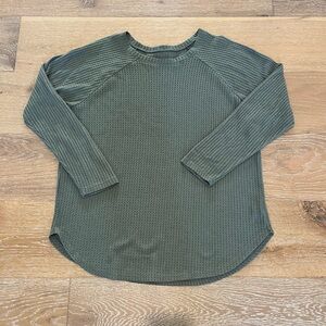 American Eagle Outfitters Waffle Knit Top